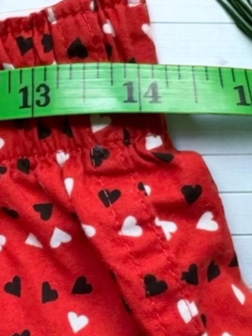 J. CREW Heart Print Boxer Shorts - Red, Medium (32-34) | 100% Cotton